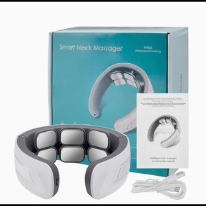 Neck Massager for Pain! 6 Massager Pads with Adjustable Heat, 6 Modes 9 Levels